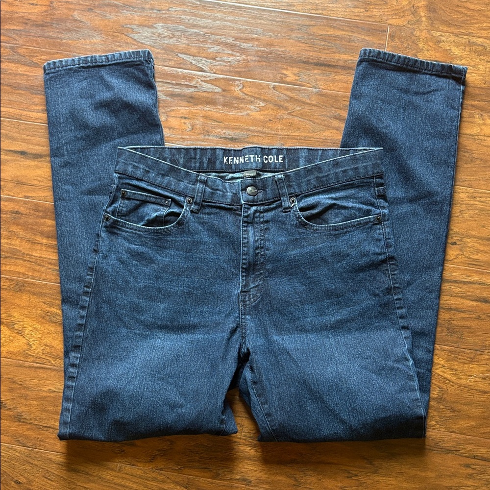 Kenneth Cole Men’s Dark Wash Denim Jeans 32 x 32